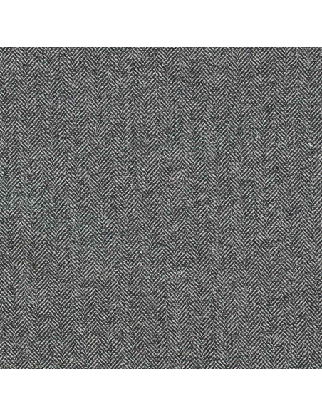 Lichte grijze wollen tweed stof voor jas