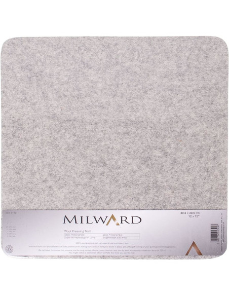 Wollen strijkmat 30,5 cm x 30,5 cm Milward