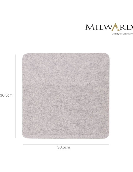 Wollen strijkmat 30,5 cm x 30,5 cm Milward