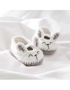 Haakpakket Baby Booties - Konijn