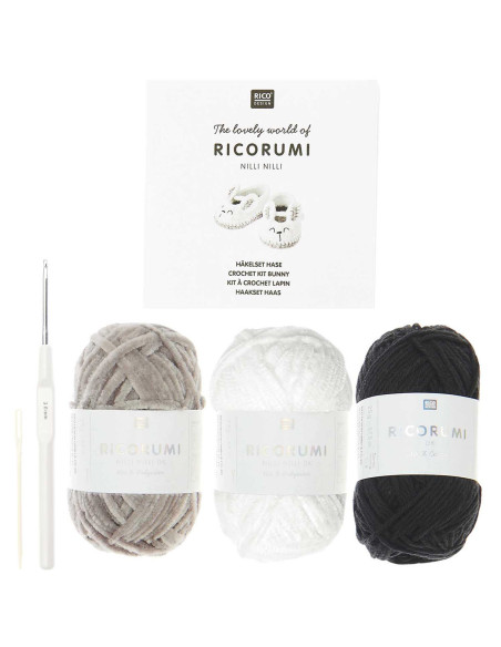 Haakpakket Baby Booties - Konijn