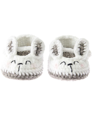 Haakpakket Baby Booties - Konijn
