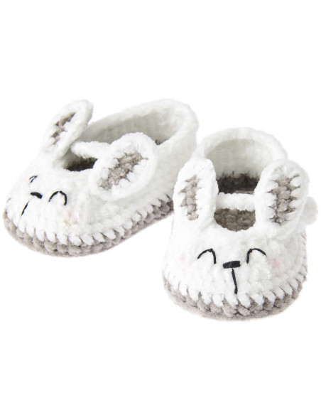 Haakpakket Baby Booties - Konijn