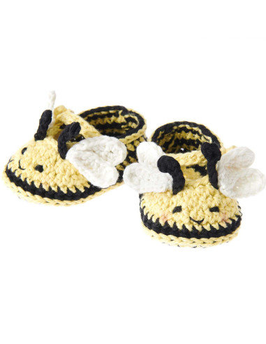 Haakpakket Baby Booties - Bij