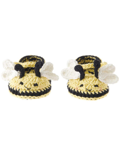 Haakpakket Baby Booties - Bij