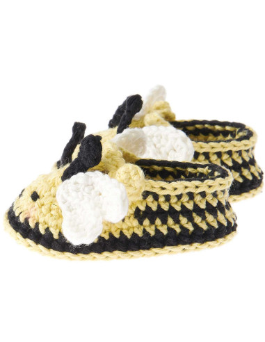 Haakpakket Baby Booties - Bij