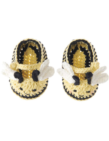 Haakpakket Baby Booties - Bij