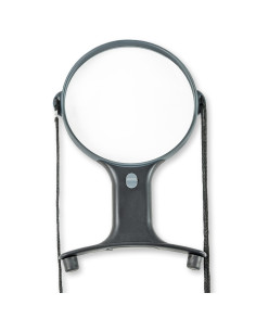 Verstelbare handsfree verlichte loep met koord Magnishine Carson Optical
