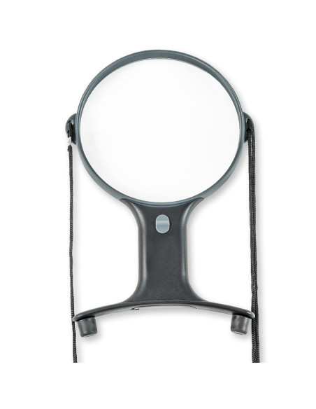 Verstelbare handsfree verlichte loep met koord Magnishine Carson Optical