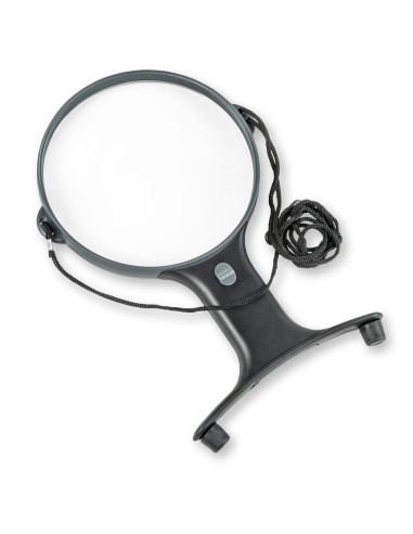 Verstelbare handsfree verlichte loep met koord Magnishine Carson Optical