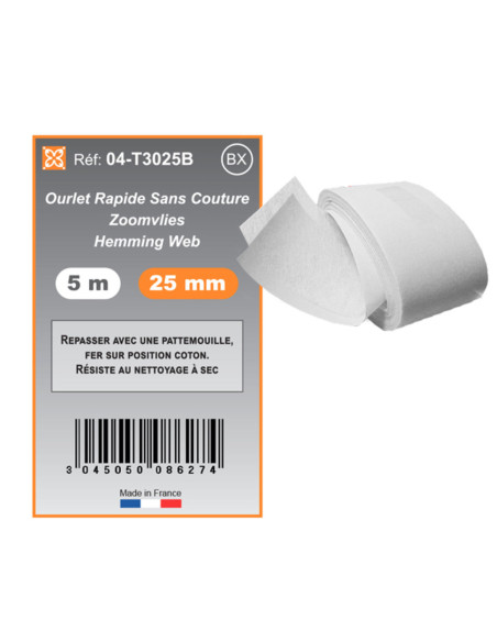 Snelle zoom zonder naaien - 25 mm x 5 m