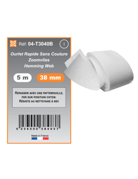 Snelle zoom zonder naaien - 38 mm x 5 m