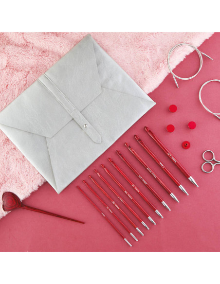 Set van Amore KnitPro Tunesische haaknaalden