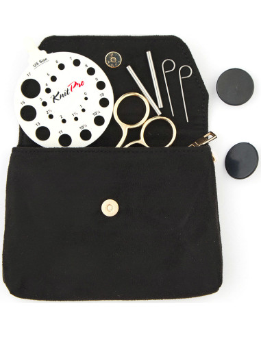 KnitPro brei-accessoiretas - Zwart