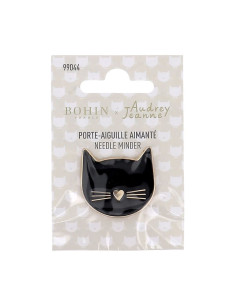 Magnetische naaldenhouder Bohin - Zwarte kat 2