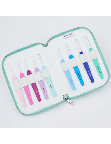 Set van 9 Waves KnitPro haaknaalden