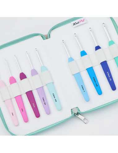 Set van 9 Waves KnitPro haaknaalden