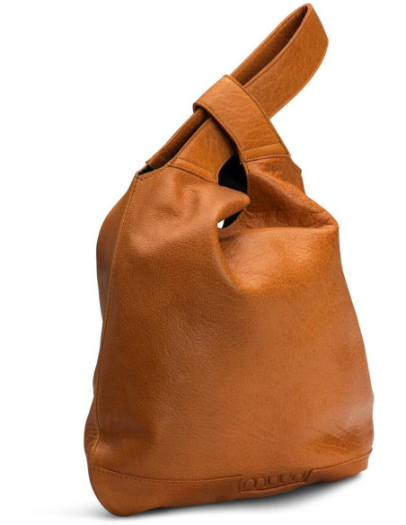 Muud Dzana shopper handtas van leer - Whisky