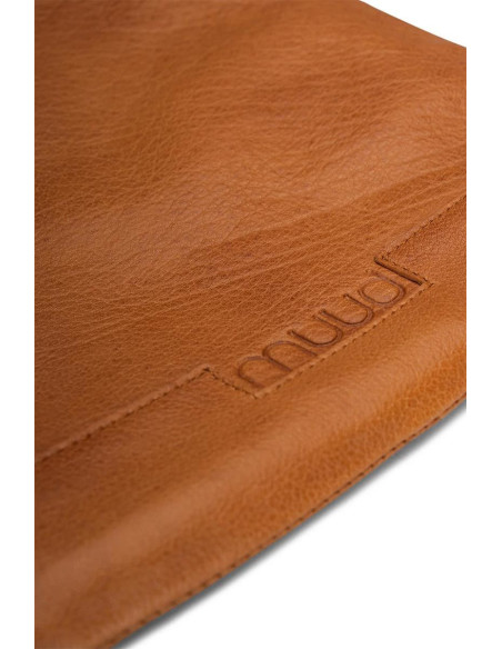 Muud Dzana shopper handtas van leer - Whisky