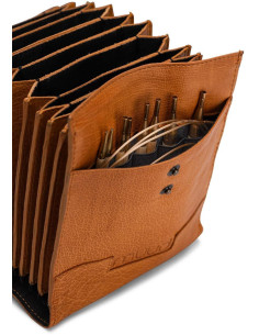 Etui voor verwisselbare naalden Muud Betina XL - Whisky 2