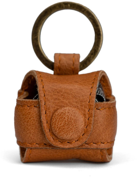 Leren etui voor meetlint Muud Malmö - Whisky