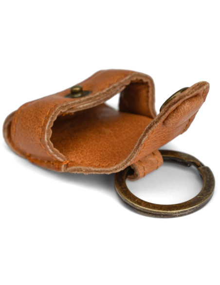 Leren etui voor meetlint Muud Malmö - Whisky