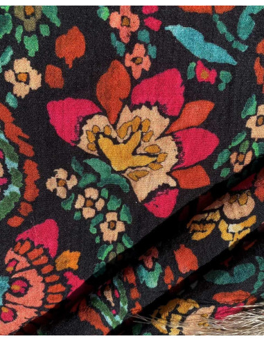 Boheemse vlamviscose stof - My Dress Made