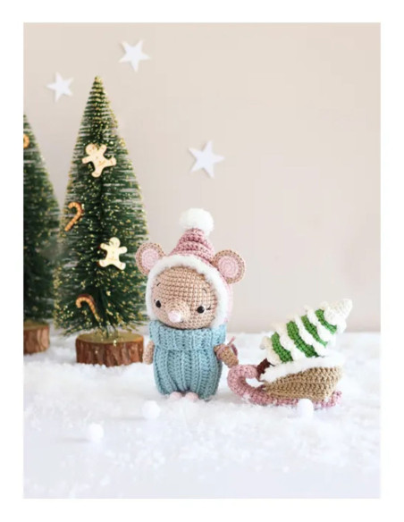 Boek poppen & Scandinavische kerst amigurumi's haken