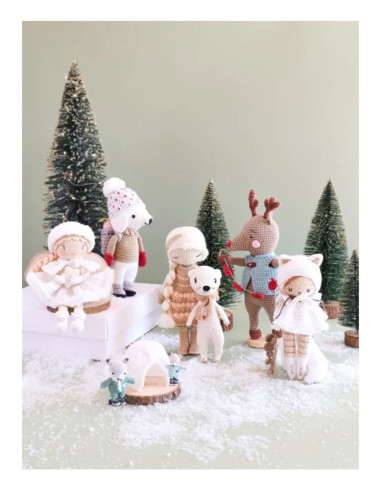 Boek poppen & Scandinavische kerst amigurumi's haken