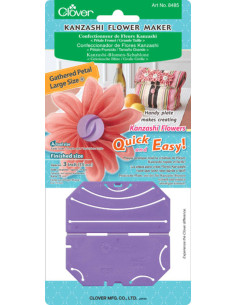 Kanzashi-bloemenmaker - Gerimpeld bloemblad L