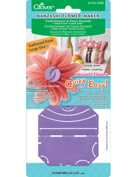 Kanzashi-bloemenmaker - Gerimpeld bloemblad L