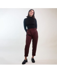 Patroon DE broek met riem - Atelier Brunette