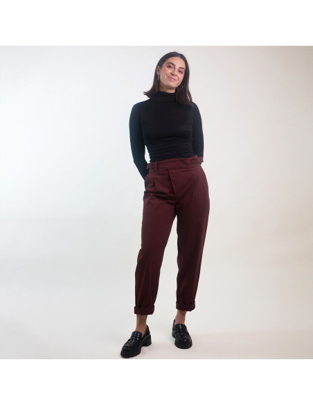 Patroon DE broek met riem - Atelier Brunette