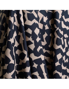 Viscose stof Ekko Deep Charcoal - Atelier Brunette 2