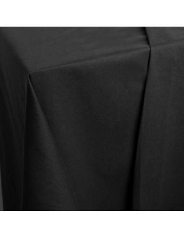 Lichte zwarte katoenen gabardine stof - Atelier Brunette