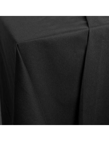 Lichte zwarte katoenen gabardine stof - Atelier Brunette