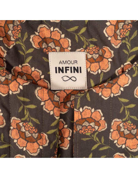 Set van 5 geweven labels - Oneindige liefde