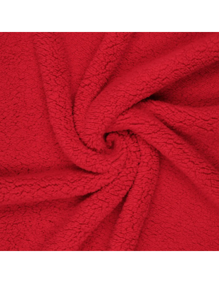 Sherpa-stof - Rood