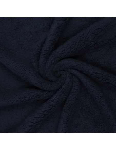 Sherpa-stof - Donker marineblauw