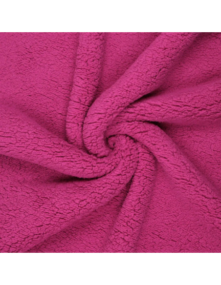 Sherpa-stof - Fuchsia