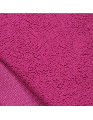Sherpa-stof - Fuchsia