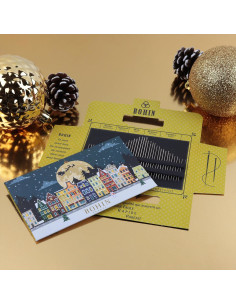Boekje met 40 Bohin-naalden - Kerstmagie