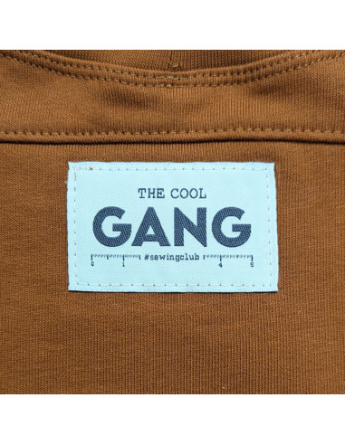 Set van 6 geweven labels - The Cool Gang