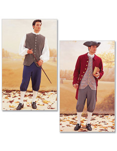 18e-eeuws kostuum patroon - Butterick 3072