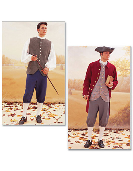 18e-eeuws kostuum patroon - Butterick 3072