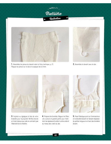 Boek kleine kledingstukken om te naaien: Slipje, beha, pyjama, body, badpak