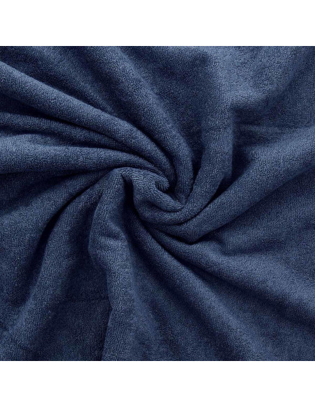 Micro spons viscose stof - Indigo