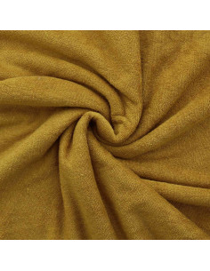 Viscose micro-spons stof - Mosterdkleurig