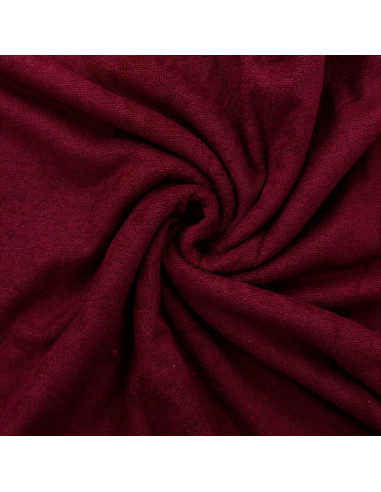Micro spons viscose stof - Granaat