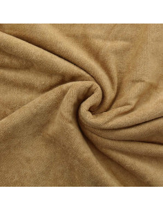 Micro spons viscose stof - Camel